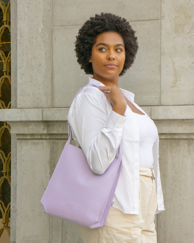 Noémie | Women's Woven Vegan Leather Tote Bag