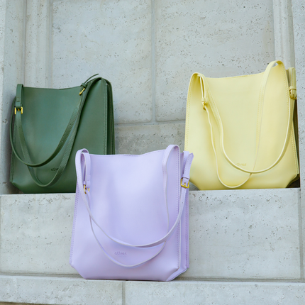 Noémie | Women's Woven Vegan Leather Tote Bag