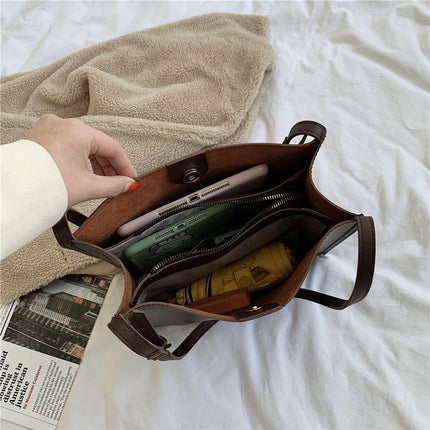 Noémie | Women's Woven Vegan Leather Tote Bag