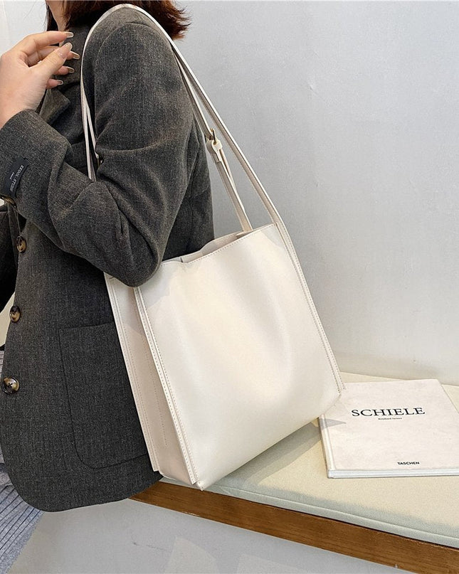 Noémie | Women's Woven Vegan Leather Tote Bag