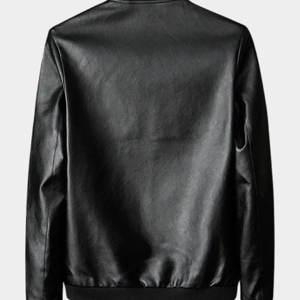 Nolan | Men's Bomber Jacket Stand Collar Zip Pockets