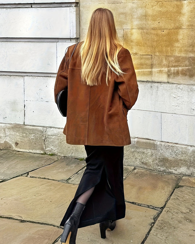 Novalisse | Women's Button-Up Jacket Lapel Collar Casual Fall