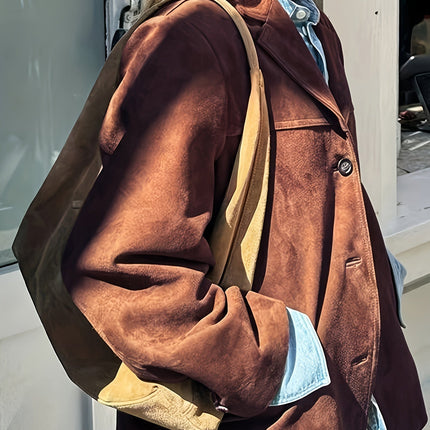Novalisse | Women's Button-Up Jacket Lapel Collar Casual Fall