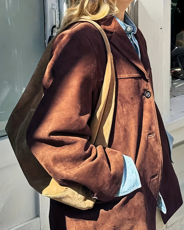 Novalisse | Women's Button-Up Jacket Lapel Collar Casual Fall