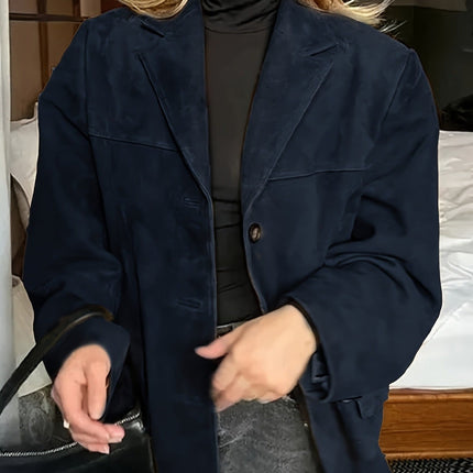 Novalisse | Women's Button-Up Jacket Lapel Collar Casual Fall