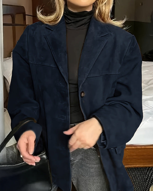 Novalisse | Women's Button-Up Jacket Lapel Collar Casual Fall