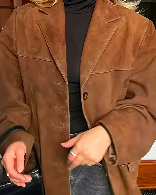 Novalisse | Women's Button-Up Jacket Lapel Collar Casual Fall