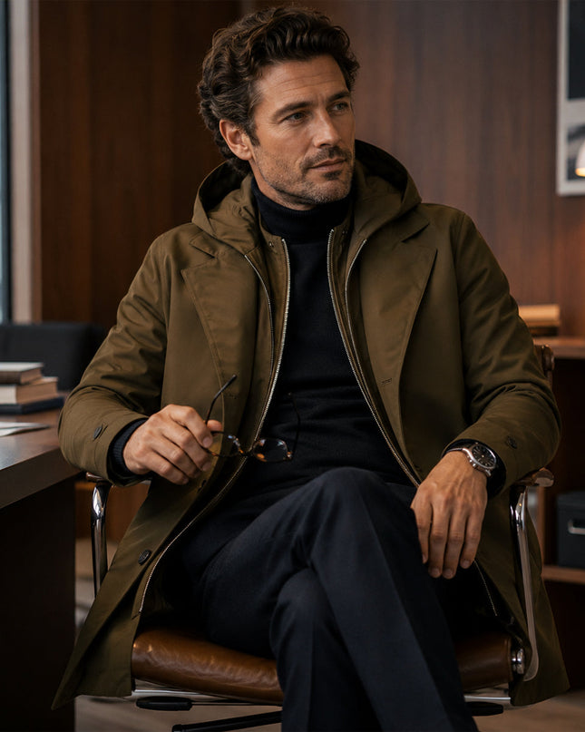 Oldborough | Men's Waterproof Hooded Rain Coat