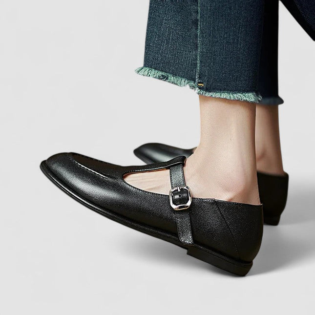 Orlienne | Classic Comfort T-Bar Mary Jane Flats