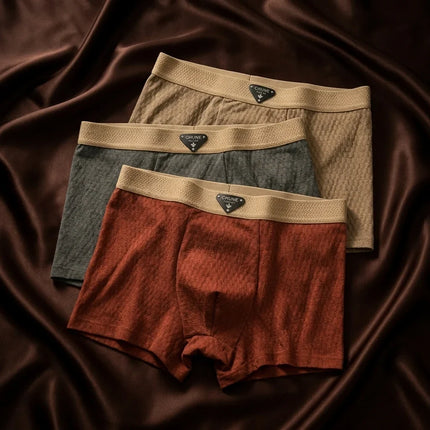 Orson | Men's 3-Pack Organic Cotton Waffle Boxer Briefs