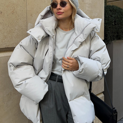 Ottilie | Women's Puffer Jacket – Hooded Winter Design