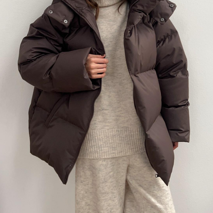 Ottilie | Women's Puffer Jacket – Hooded Winter Design