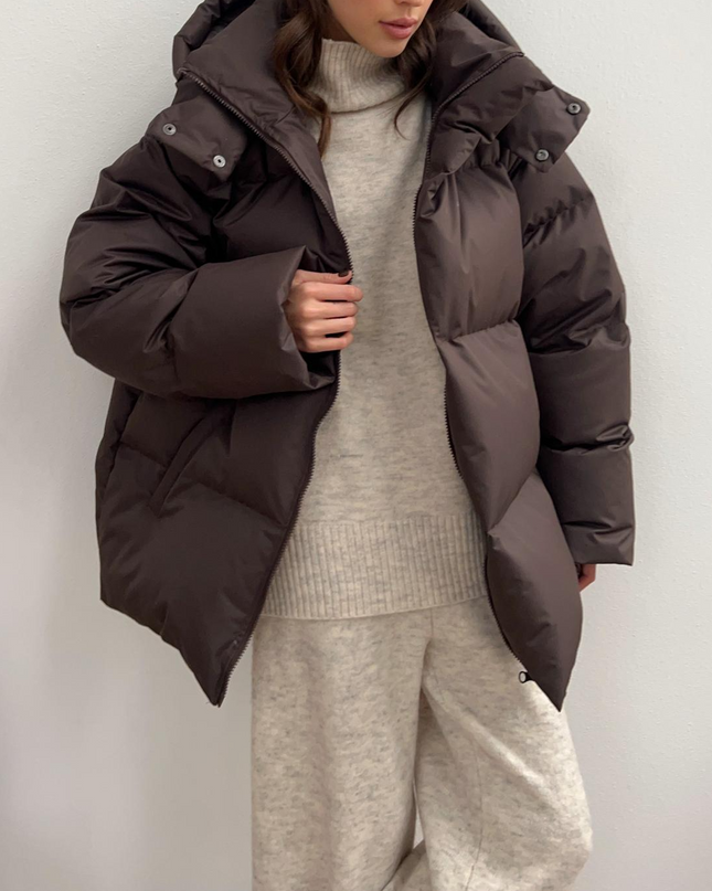 Ottilie | Women's Puffer Jacket – Hooded Winter Design