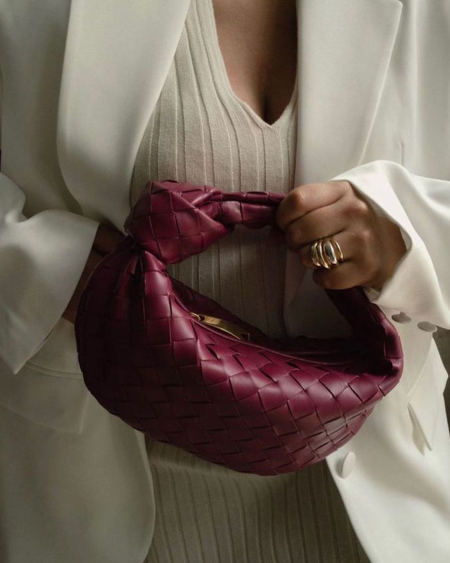 Ottilie | Women's Woven Mini Hobo Handbag