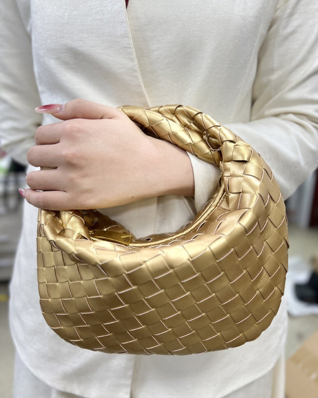Ottilie | Women's Woven Mini Hobo Handbag