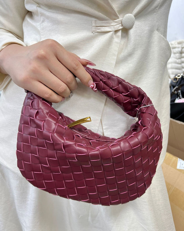 Ottilie | Women's Woven Mini Hobo Handbag