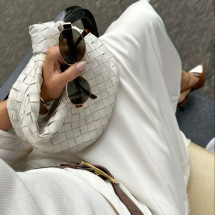 Ottilie | Women's Woven Mini Hobo Handbag