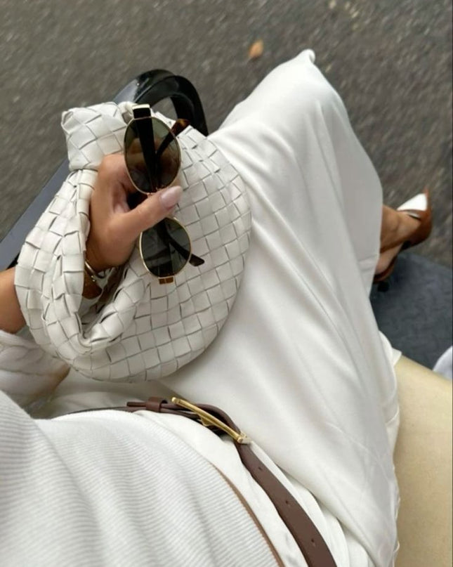Ottilie | Women's Woven Mini Hobo Handbag