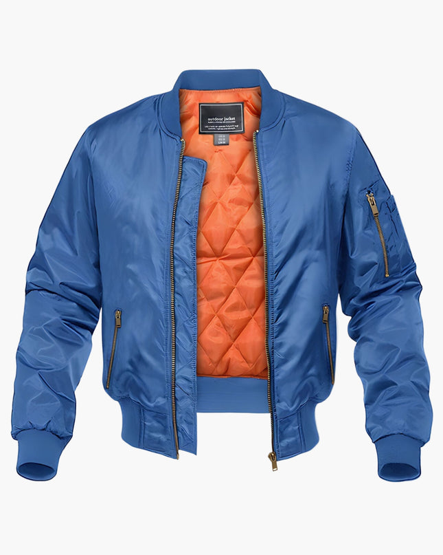 Rafferty | Men's Winter Bomber Jacket – Quilted Lining