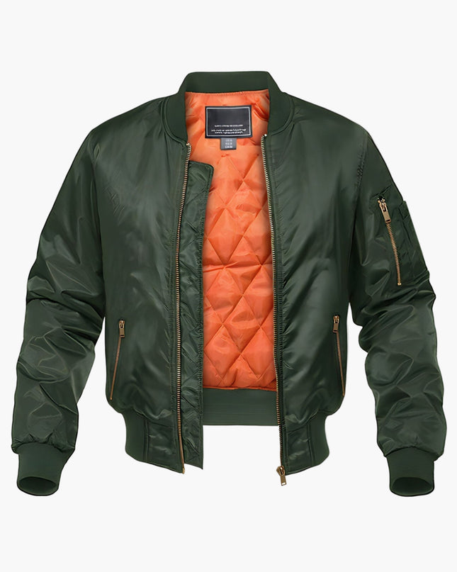 Rafferty | Men's Winter Bomber Jacket – Quilted Lining