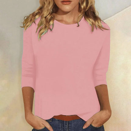Ramona | Relaxed Crew Neck 3/4 Sleeve Top
