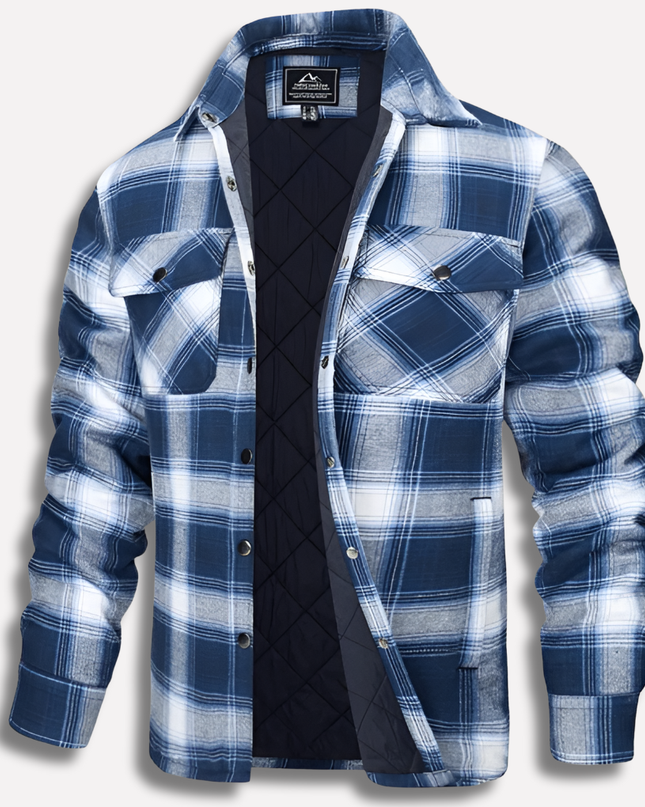 Raventon | Rugged Comfort Men's Flannel Overshirt