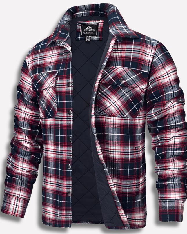Raventon | Rugged Comfort Men's Flannel Overshirt