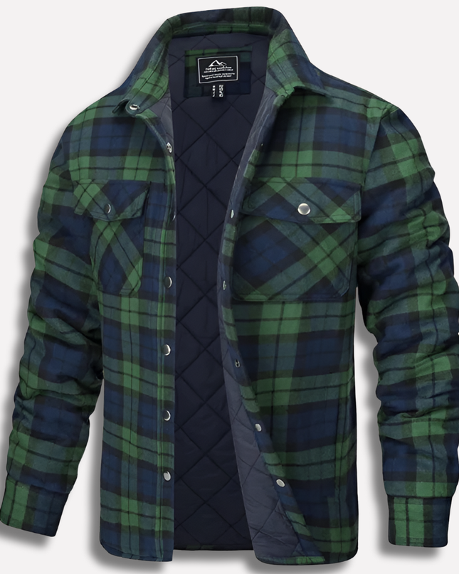 Raventon | Rugged Comfort Men's Flannel Overshirt