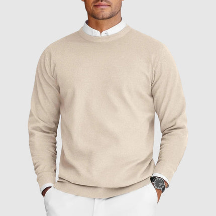 Renvar | Men's Crew Neck Sweater Long Sleeve Classic