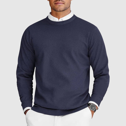 Renvar | Men's Crew Neck Sweater Long Sleeve Classic