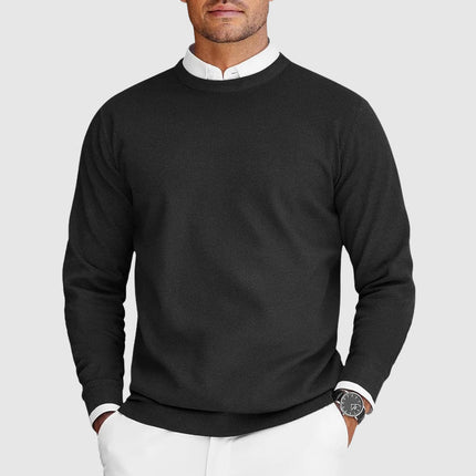 Renvar | Men's Crew Neck Sweater Long Sleeve Classic