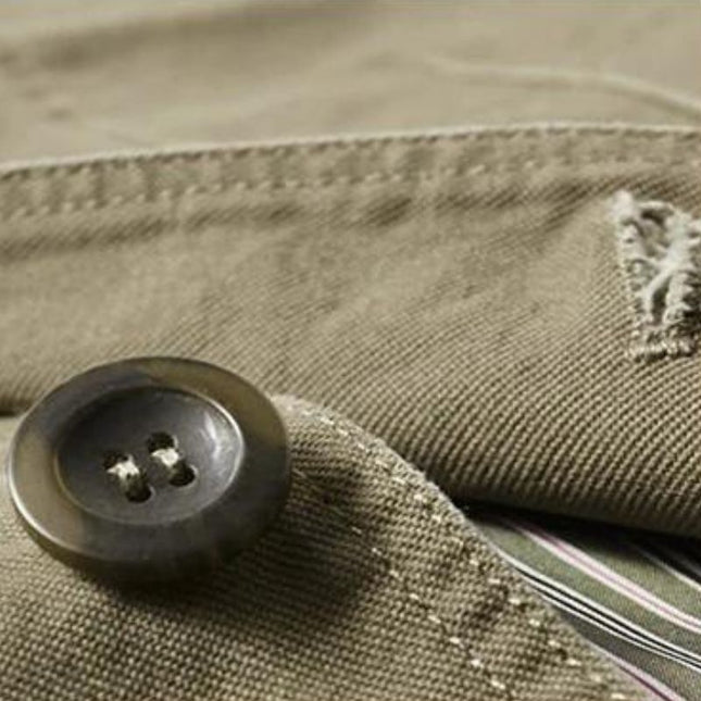Button-Up Blazer – Notch Lapel & Patch Pockets