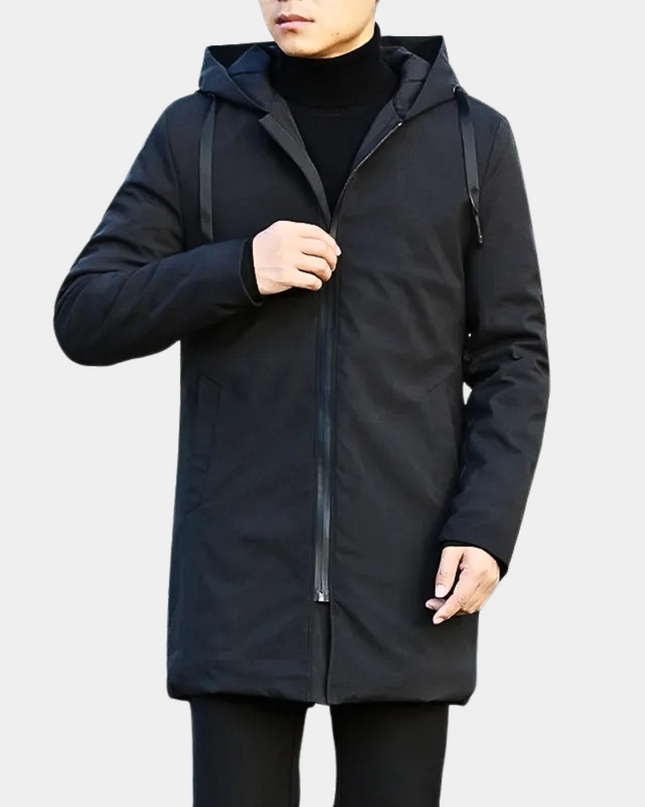 Rovelric | Men's Hooded Raincoats Quilted Lining Winter