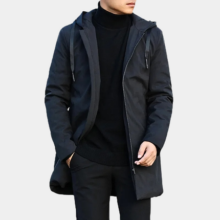 Rovelric | Men's Hooded Raincoats Quilted Lining Winter