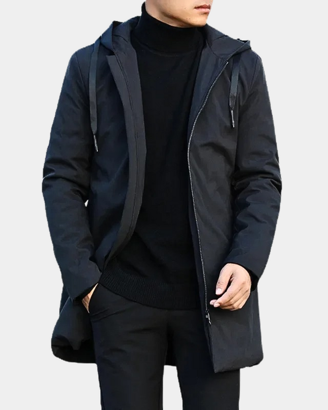 Rovelric | Men's Hooded Raincoats Quilted Lining Winter