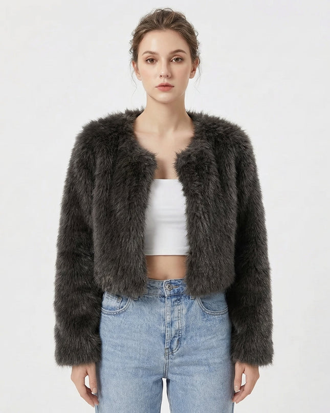 Sienna | Cozy Luxe Faux Fur Jacket for Women