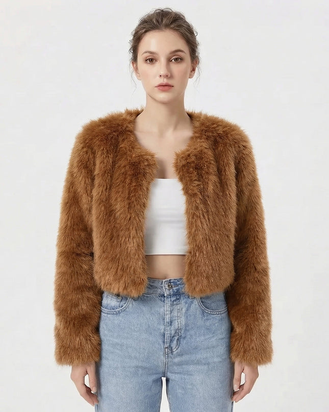 Sienna | Cozy Luxe Faux Fur Jacket for Women