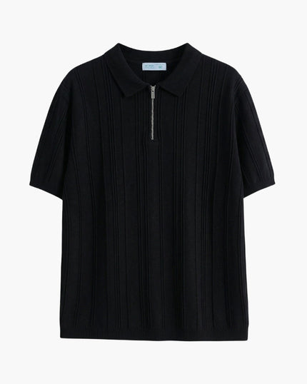 Signature Zip-Up Polo