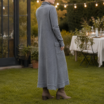 Solavienne | Women's Maxi Dress Long Sleeve Relaxed Casual