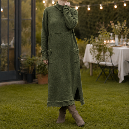 Solavienne | Women's Maxi Dress Long Sleeve Relaxed Casual