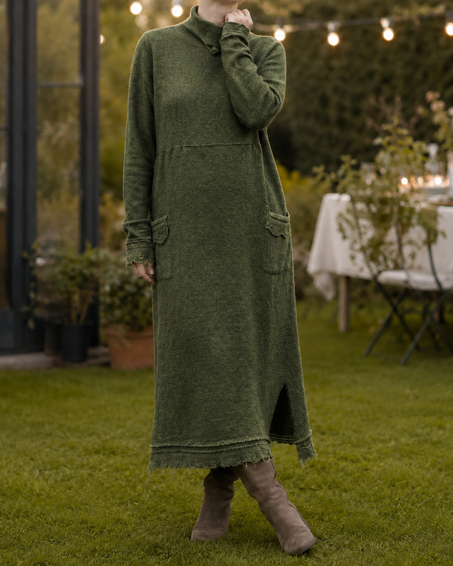 Solavienne | Women's Maxi Dress Long Sleeve Relaxed Casual