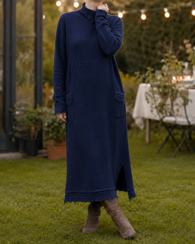 Solavienne | Women's Maxi Dress Long Sleeve Relaxed Casual