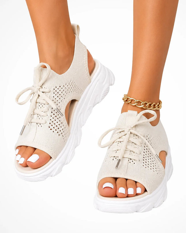 Solennea | All-Day Comfort Platform Sneaker Sandals