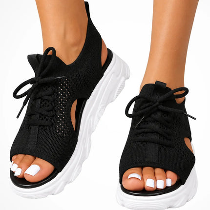 Solennea | All-Day Comfort Platform Sneaker Sandals