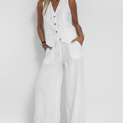 Soraya | Effortless Style Women's Two-Piece Vest Set