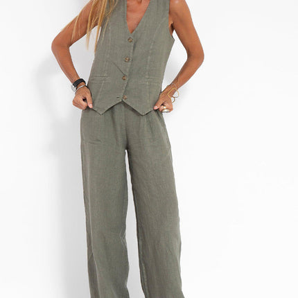 Soraya | Effortless Style Women's Two-Piece Vest Set