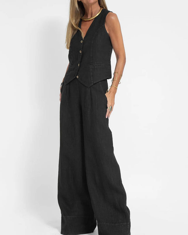 Soraya | Effortless Style Women's Two-Piece Vest Set