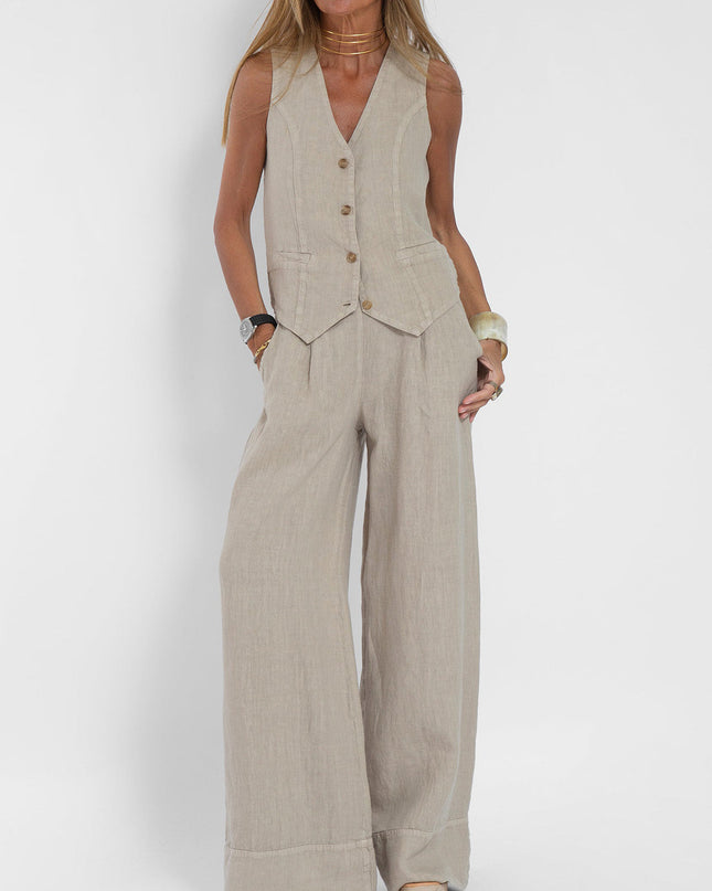 Soraya | Effortless Style Women's Two-Piece Vest Set