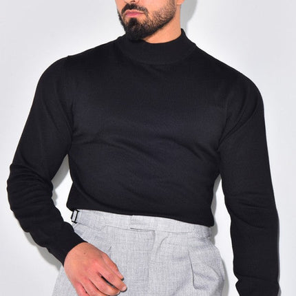 Sorenix | Refined Warmth Men's Half Turtleneck Sweater