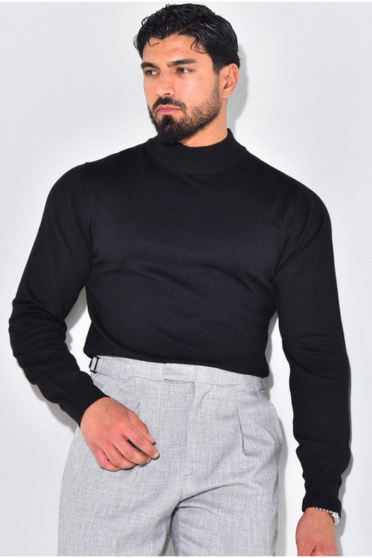 Sorenix | Refined Warmth Men's Half Turtleneck Sweater